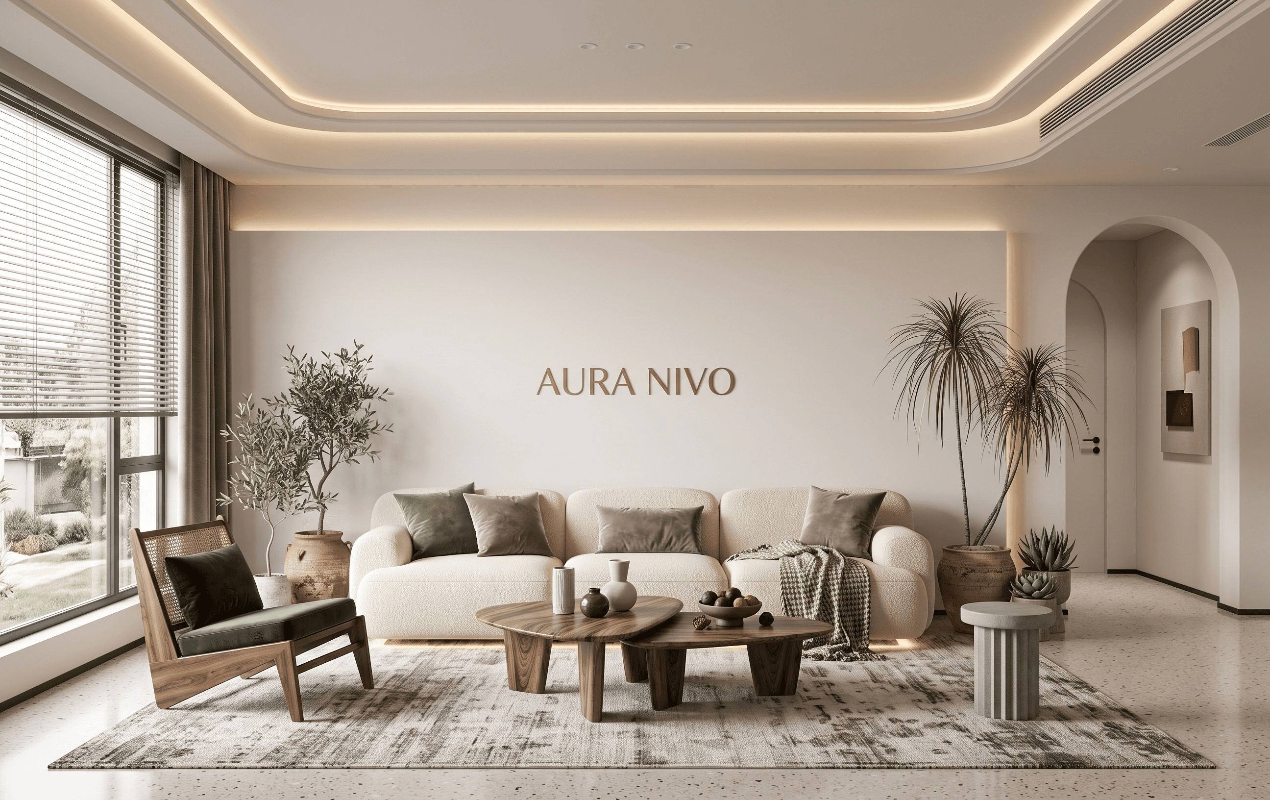 Aura Nivo oturma salonu vitrini